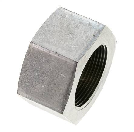 1 1/2'' NPT Tapón de cierre de acero galvanizado con hexágono exterior 70 Bar
