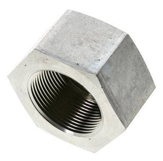 1 1/2'' NPT Tapón de cierre de acero galvanizado con hexágono exterior 70 Bar