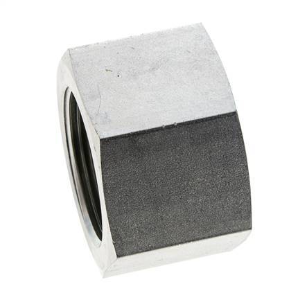 1 1/4'' NPT Tapón de cierre de acero galvanizado con barra exterior hexagonal 80
