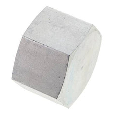 1 1/4'' NPT Tapón de cierre de acero galvanizado con barra exterior hexagonal 80