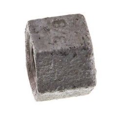Rp 3/8'' Zinc plated Cast iron End cap 25 Bar [5 Pieces]