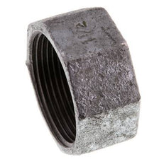 Rp 1 1/2'' Zinc plated Cast iron End cap 25 Bar [2 Pieces]