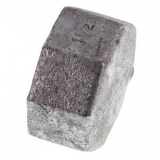 Rp 1 1/2'' Zinc plated Cast iron End cap 25 Bar [2 Pieces]