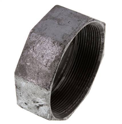 Rp 3'' Hierro fundido zincado Tapa final 25 Bar