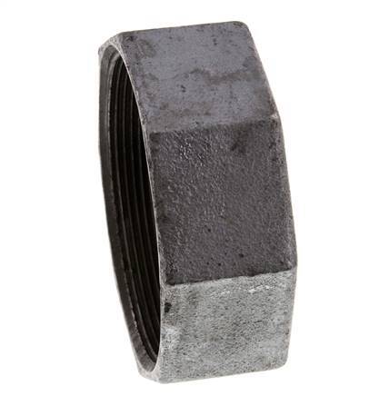 Rp 3'' Hierro fundido zincado Tapa final 25 Bar