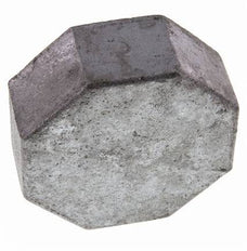 Rp 3'' Hierro fundido zincado Tapa final 25 Bar
