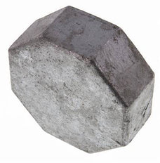 Rp 3'' Hierro fundido zincado Tapa final 25 Bar