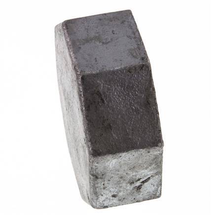 Rp 3'' Hierro fundido zincado Tapa final 25 Bar