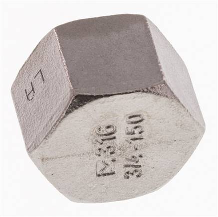3/4'' NPT Tapa final de acero inoxidable 16 Bar
