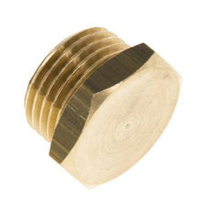 G 1/2'' Brass Closing plug with Outer Hex 16 Bar [5 Pieces]