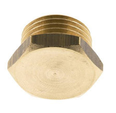 G 1/2'' Brass Closing plug with Outer Hex 16 Bar [5 Pieces]