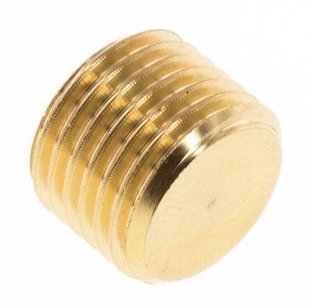 G 1/4'' Brass Closing plug with Inner Hex without collar 16 Bar [10 Pieces]