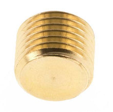 G 1/4'' Brass Closing plug with Inner Hex without collar 16 Bar [10 Pieces]