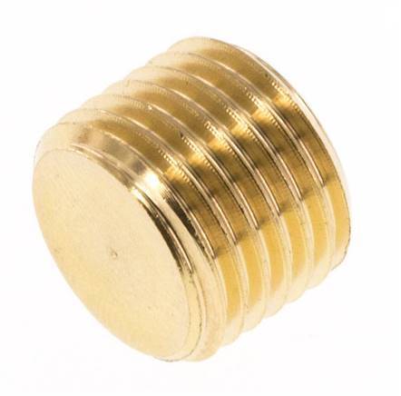 G 1/4'' Brass Closing plug with Inner Hex without collar 16 Bar [10 Pieces]