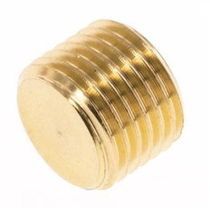 G 1/4'' Brass Closing plug with Inner Hex without collar 16 Bar [10 Pieces]