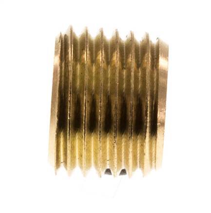 1/4'' Brass Closing plug with Inner Hex without collar 16 Bar [10 Pieces]