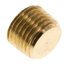 1/4'' Brass Closing plug with Inner Hex without collar 16 Bar [10 Pieces]