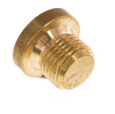 G 1/8'' Brass Closing plug with Inner Hex 16 Bar [10 Pieces]