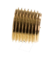 1/8'' Brass Closing plug with Inner Hex without collar 16 Bar [10 Pieces]