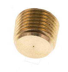 1/8'' Brass Closing plug with Inner Hex without collar 16 Bar [10 Pieces]