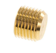 M10x1 Brass Closing plug with Inner Hex without collar 16 Bar [10 Pieces]
