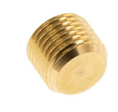 M10x1 Brass Closing plug with Inner Hex without collar 16 Bar [10 Pieces]