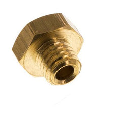 M5 Brass Closing plug with Outer Hex 16 Bar [10 Pieces]