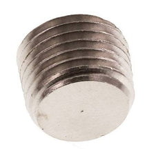 1/4'' Nickel plated Brass Closing plug with Inner Hex without collar 16 Bar [10 Pieces]