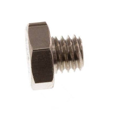 M5 Nickel plated Brass Closing plug with Outer Hex 16 Bar [10 Pieces]