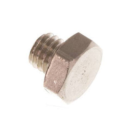 M5 Nickel plated Brass Closing plug with Outer Hex 16 Bar [10 Pieces]