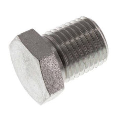 1/4'' NPT Male Zinc plated Steel Closing plug with Outer Hex 275 Bar [2 Pieces]