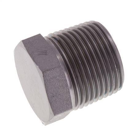 3/4'' NPT macho Tapón de cierre de acero galvanizado con hexágono exterior 170 Bar
