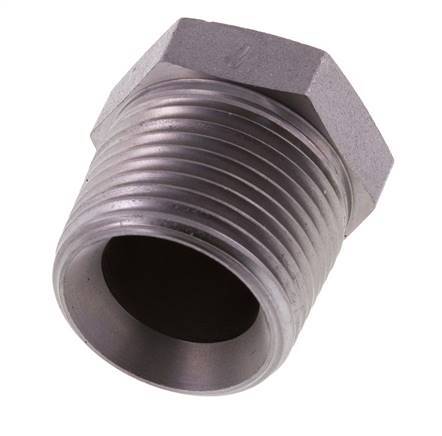 3/4'' NPT macho Tapón de cierre de acero galvanizado con hexágono exterior 170 Bar
