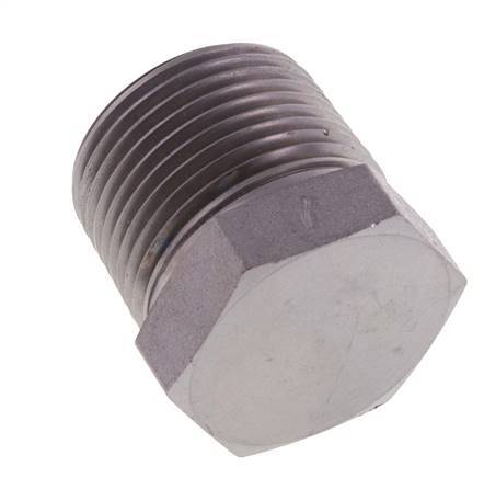 3/4'' NPT macho Tapón de cierre de acero galvanizado con hexágono exterior 170 Bar