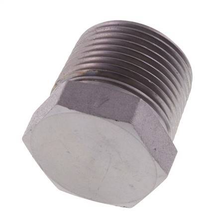 3/4'' NPT macho Tapón de cierre de acero galvanizado con hexágono exterior 170 Bar