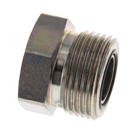 UN 1-3/16''-12 Tapón de cierre de acero galvanizado ORFS 400 Bar