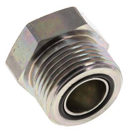 UN 1-3/16''-12 Tapón de cierre de acero galvanizado ORFS 400 Bar
