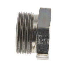 UN 1-7/16''-12 Tapón de cierre de acero galvanizado ORFS 400 Bar