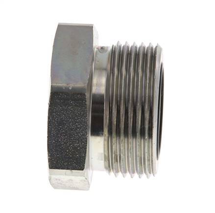 UN 1-7/16''-12 Tapón de cierre de acero galvanizado ORFS 400 Bar