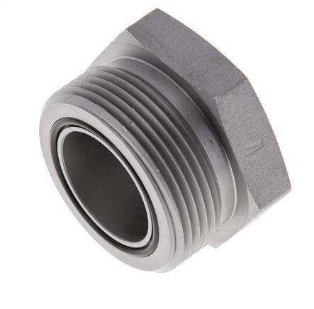 UN 1-11/16''-12 Tapón de cierre de acero galvanizado ORFS 250 Bar