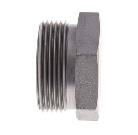 UN 1-11/16''-12 Tapón de cierre de acero galvanizado ORFS 250 Bar