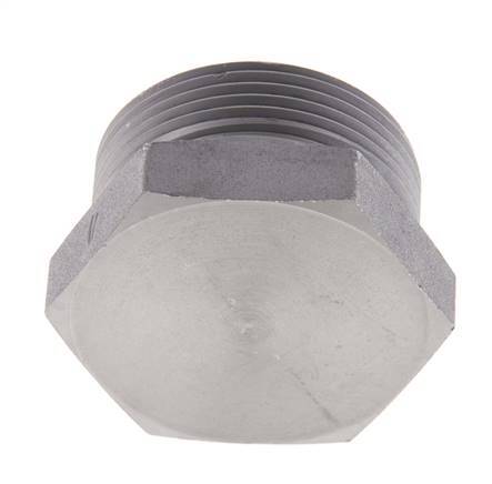 UN 1-11/16''-12 Tapón de cierre de acero galvanizado ORFS 250 Bar