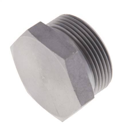 UN 1-11/16''-12 Tapón de cierre de acero galvanizado ORFS 250 Bar