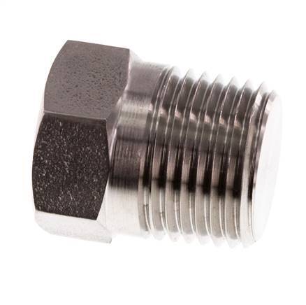 1/2'' NPT macho Tapón de cierre de acero inoxidable con barra hexagonal exterior 210