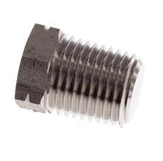1/4'' NPT macho Tapón de cierre de acero inoxidable con barra hexagonal 275 exterior
