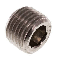 1/4'' Stainless steel Closing plug with Inner Hex without collar 40 Bar [2 Pieces]