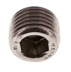 1/4'' Stainless steel Closing plug with Inner Hex without collar 40 Bar [2 Pieces]