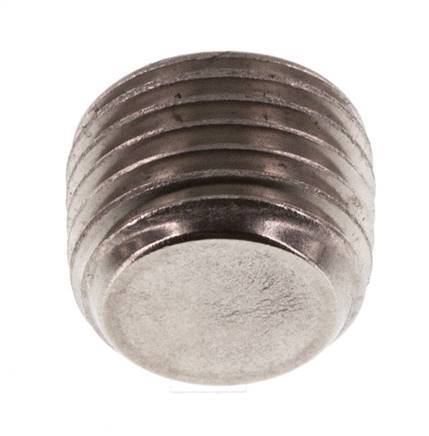 1/4'' Stainless steel Closing plug with Inner Hex without collar 40 Bar [2 Pieces]