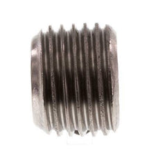 1/4'' Stainless steel Closing plug with Inner Hex without collar 40 Bar [2 Pieces]