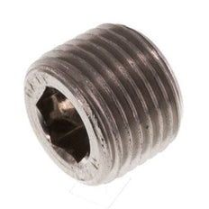 1/8'' Stainless steel Closing plug with Inner Hex without collar 40 Bar [2 Pieces]